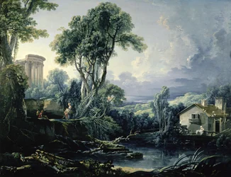 Landscape with Water Mill, 1743